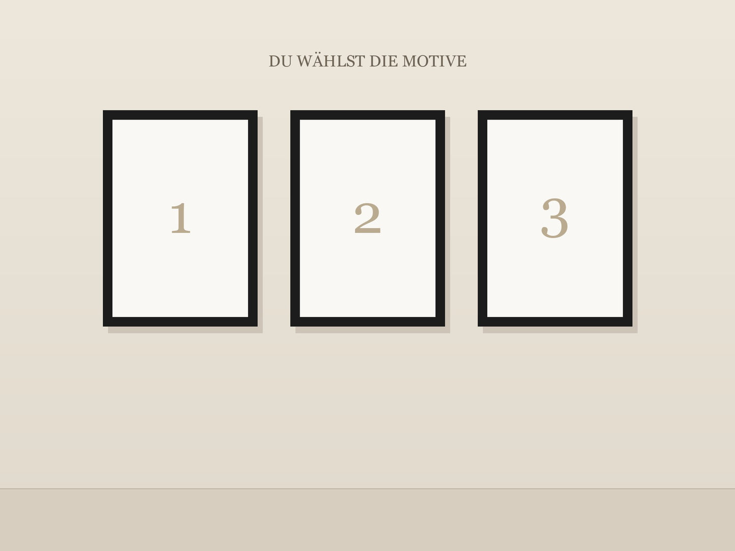 Dein Wunsch-Set: 3 Poster deiner Wahl