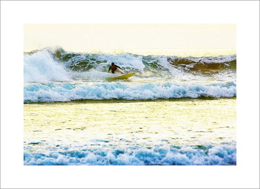 Surfen in der Abendsonne - Ansicht 2
