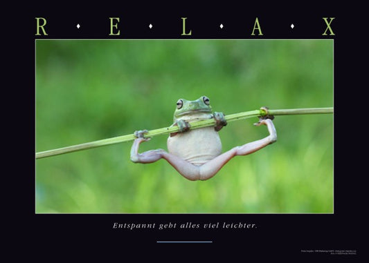 Motivationsposter RELAX - Ansicht 2