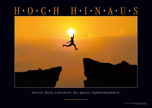 HOCH HINAUS Motivationsbild - Ansicht 2