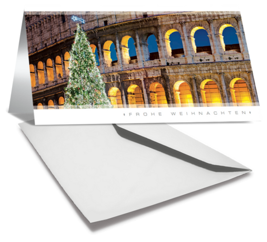 Grußkarte WEIHNACHTEN COLOSSEUM frohe Weihnachten - Ansicht 2