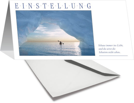 Grußkarte EINSTELLUNG - Eisberg - Ansicht 3