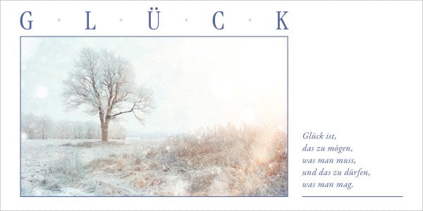 Grußkarte Motiv Glück - Ansicht 3