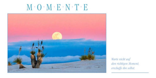 Grußkarte MOMENTE - Sonnenaufgang - Ansicht 2