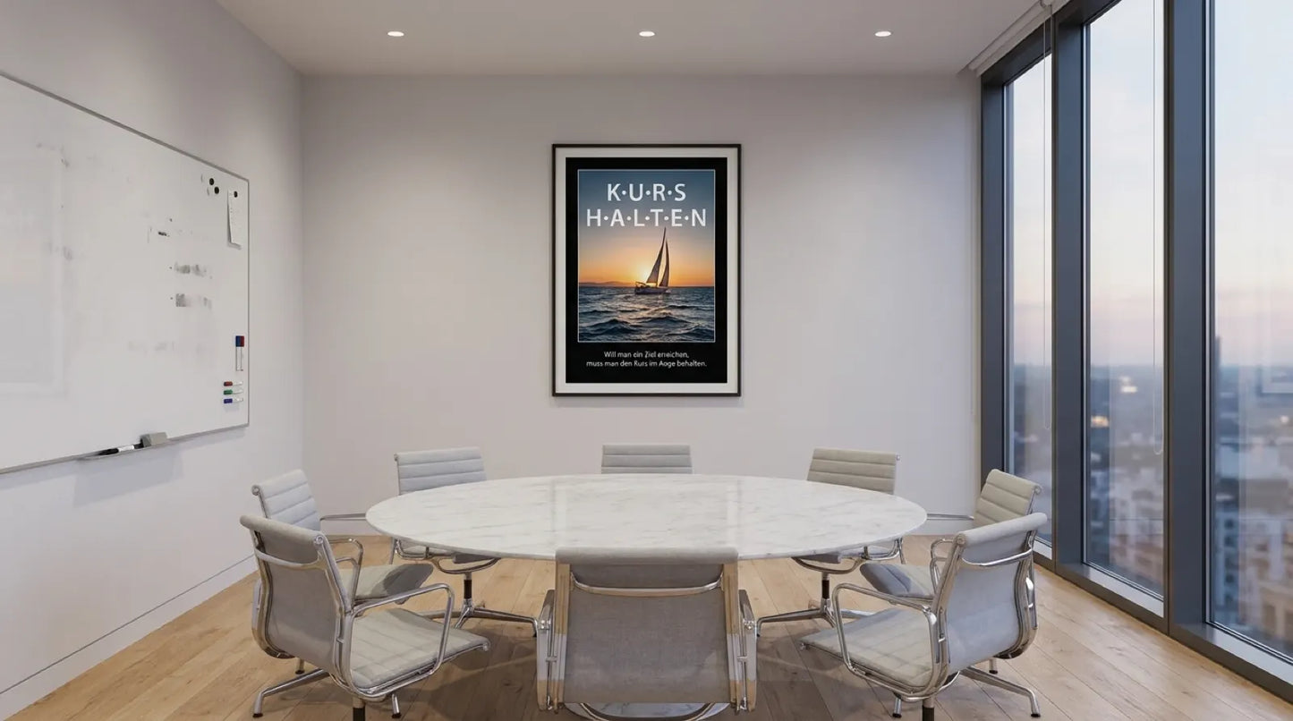 pi-mockup-025 Motivationsposter KURS HALTEN