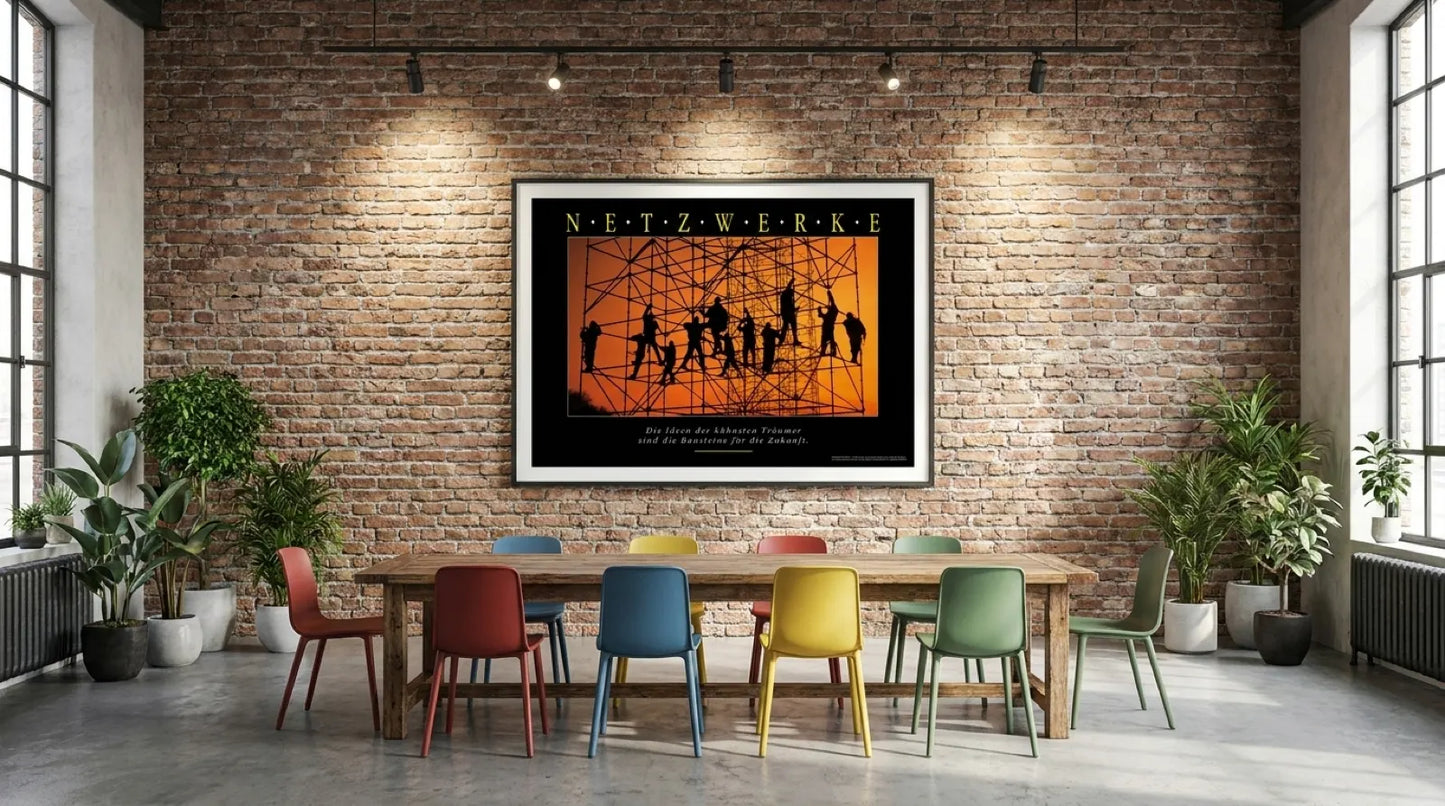pi-mockup-129 NETZWERKE Wandbild