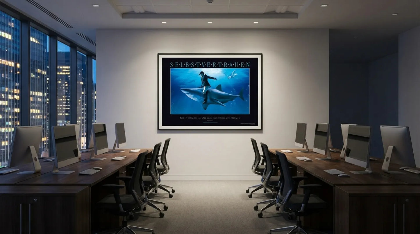 pi-mockup-132 SELBSTVERTRAUEN Motivationsposter und Wandbild