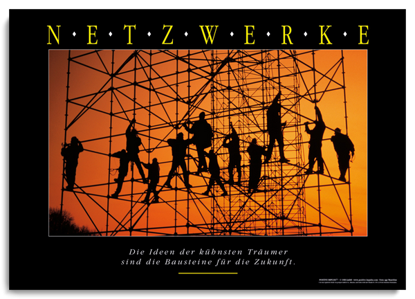 Motivationsposter NETZWERKE