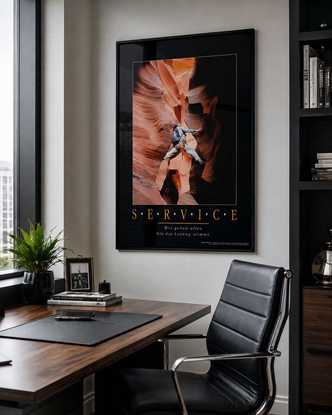 Motivationsposter SERVICE