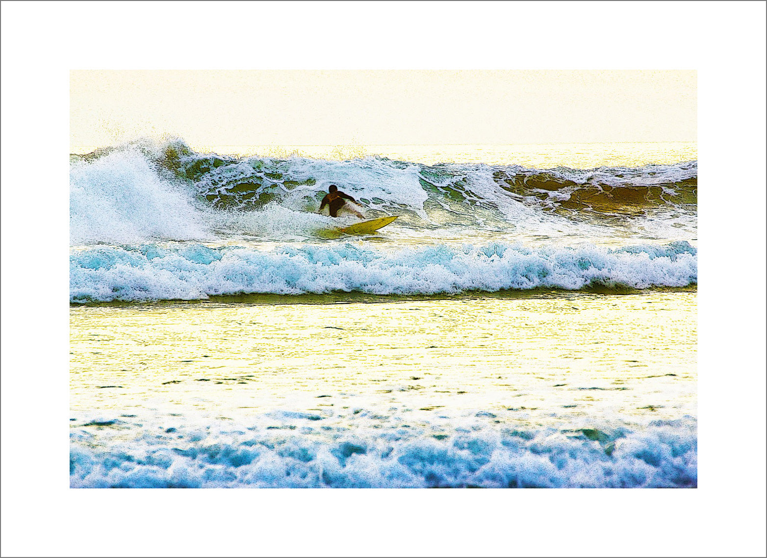 Surfen in der Abendsonne kaufen