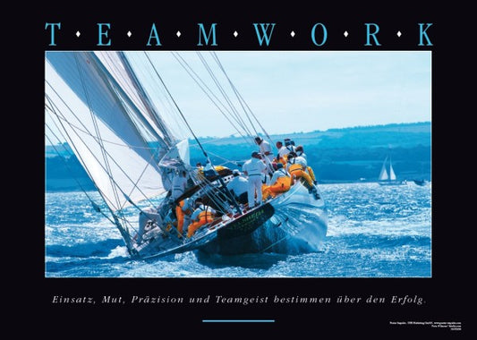 TEAMWORK Motivation Poster - Ansicht 2