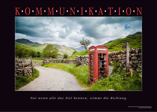 KOMMUNIKATION Leinwandbild kaufen