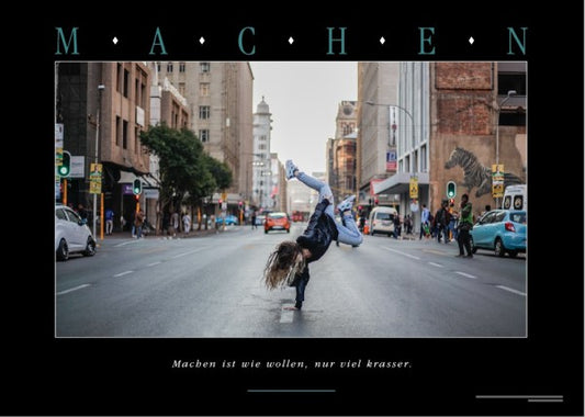 Motivationsposter MACHEN - Ansicht 2