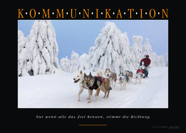Motivationsposter KOMMUNIKATION