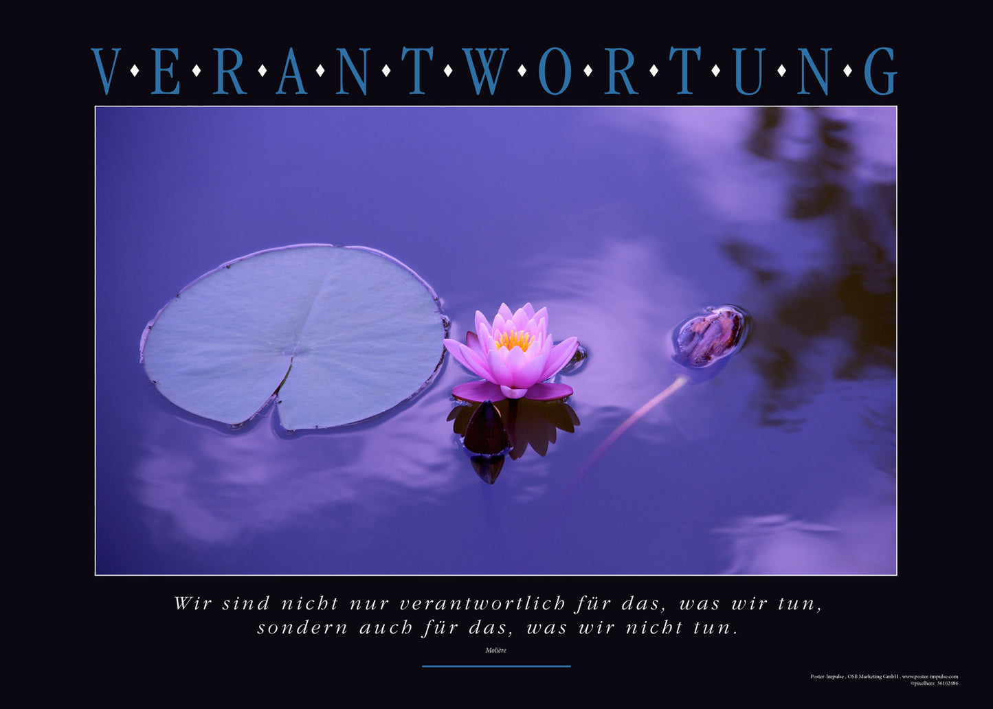 Motivationsbild "VERANTWORTUNG" Wandbild kaufen