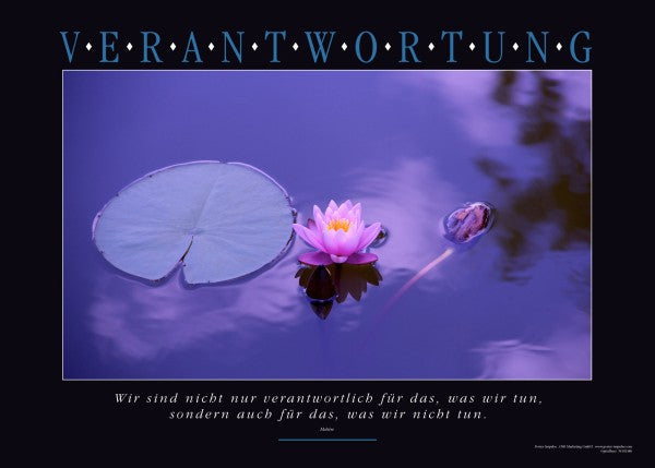 Motivationsbild "VERANTWORTUNG" Wandbild - Ansicht 2