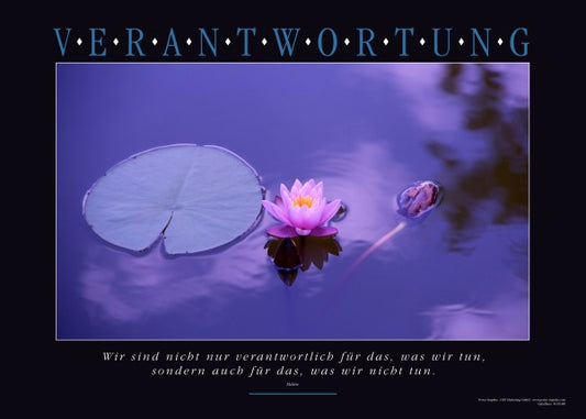 Motivationsbild "VERANTWORTUNG" Wandbild - Ansicht 2