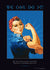 Motivationsposter WE CAN DO IT! in Blau