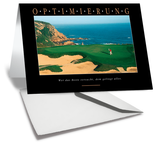 Grußkarte OPTIMIERUNG Motiv Golf kaufen