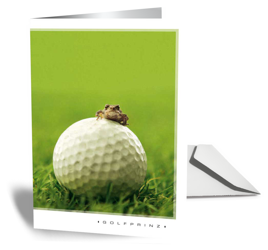 Golf Grußkarte GOLFPRINZ kaufen