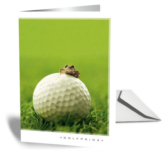 Golf Grußkarte GOLFPRINZ kaufen