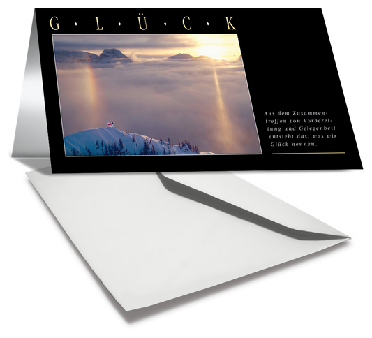 Grußkarte GLÜCK kaufen