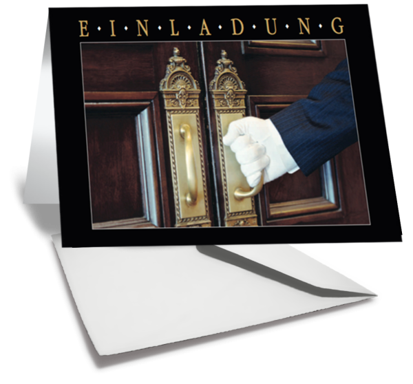 Grußkarte EINLADUNG - Ansicht 2