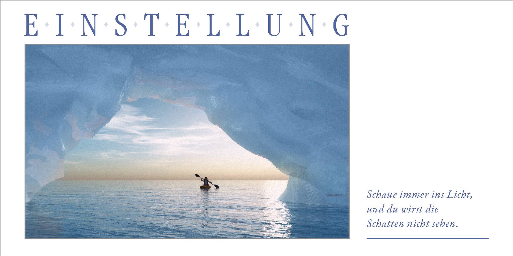 Grußkarte EINSTELLUNG - Eisberg kaufen
