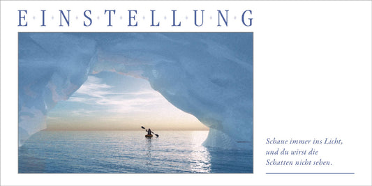 Grußkarte EINSTELLUNG - Eisberg kaufen