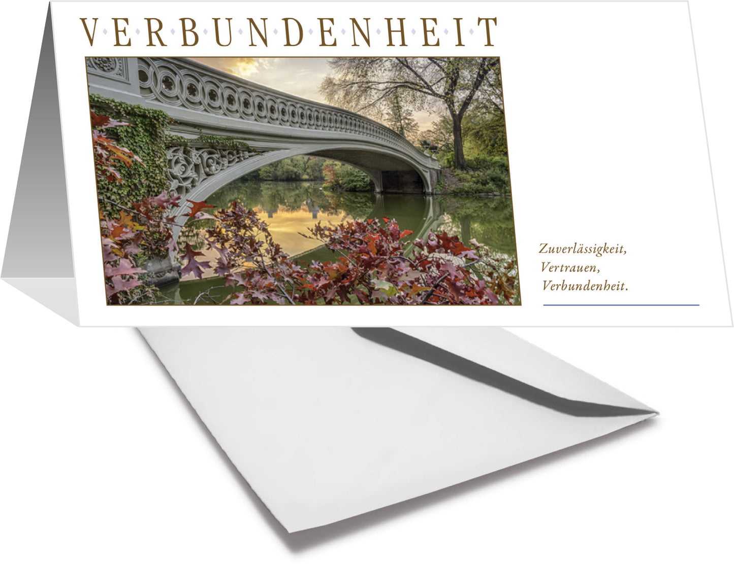 Grußkarte VERBUNDENHEIT - Brücke kaufen