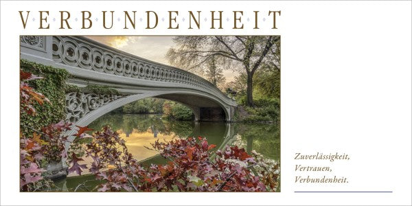 Grußkarte VERBUNDENHEIT - Brücke - Ansicht 3