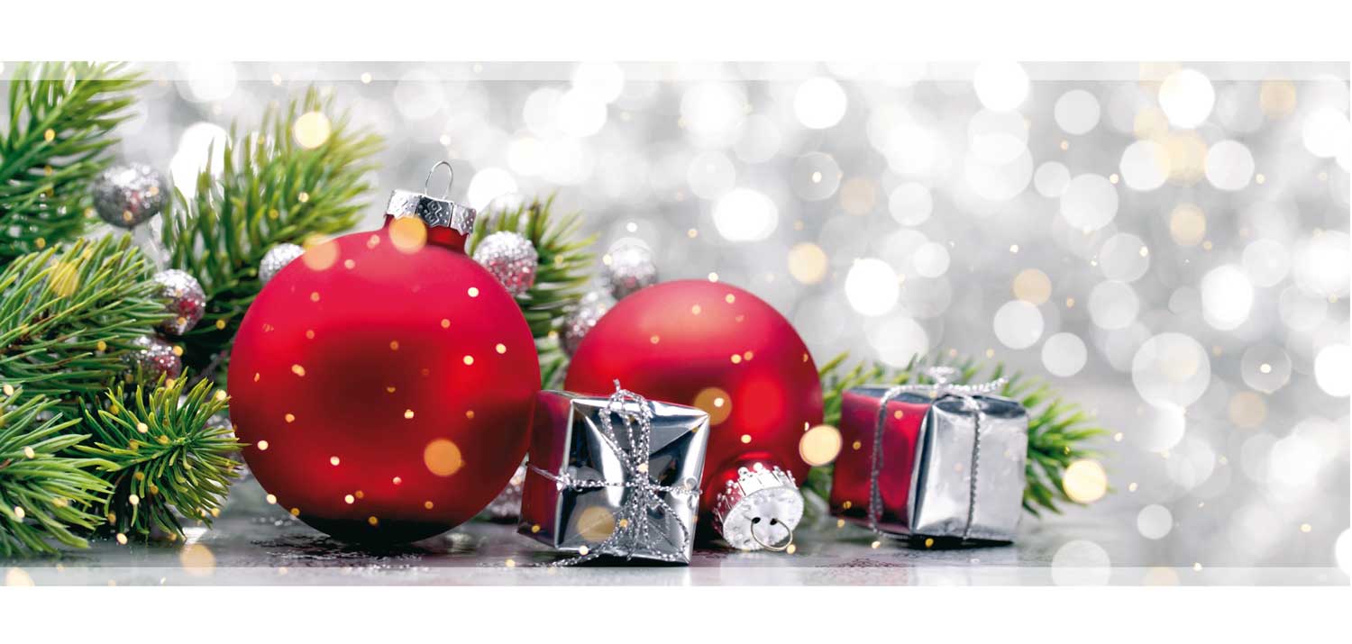 FROHE WEIHNACHTEN Grußkarten Motiv Christbaum-Kugeln 20er Set kaufen