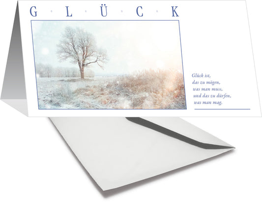 Grußkarte Motiv Glück kaufen