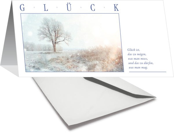 Grußkarte Motiv Glück - Ansicht 2