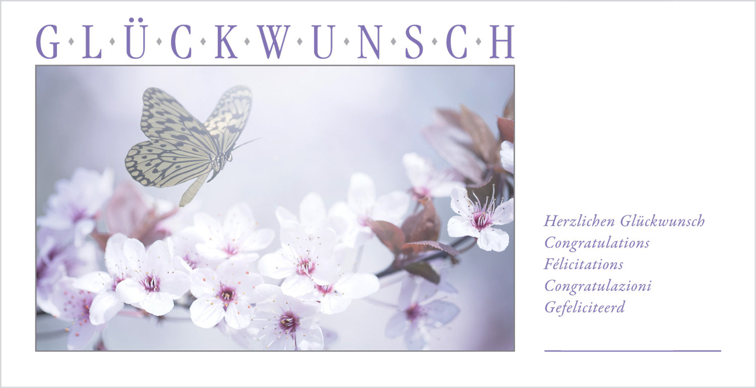 Grußkarte GLÜCKWUNSCH kaufen