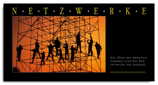 Grußkarte NETZWERKE - Ansicht 3