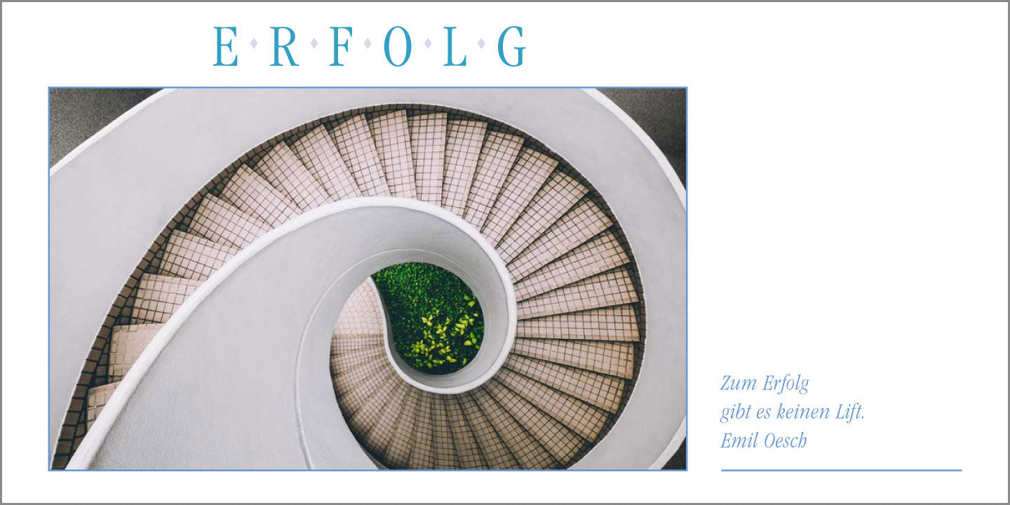 Grußkarte ERFOLG - Treppe kaufen