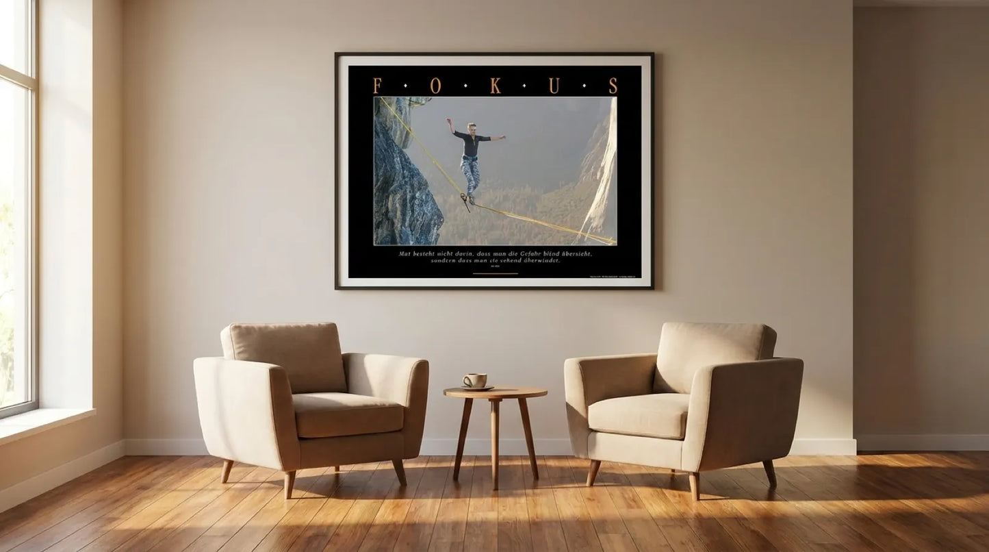 pi-mockup-007 FOKUS - Motivationsbild für Fokusierung und Mut