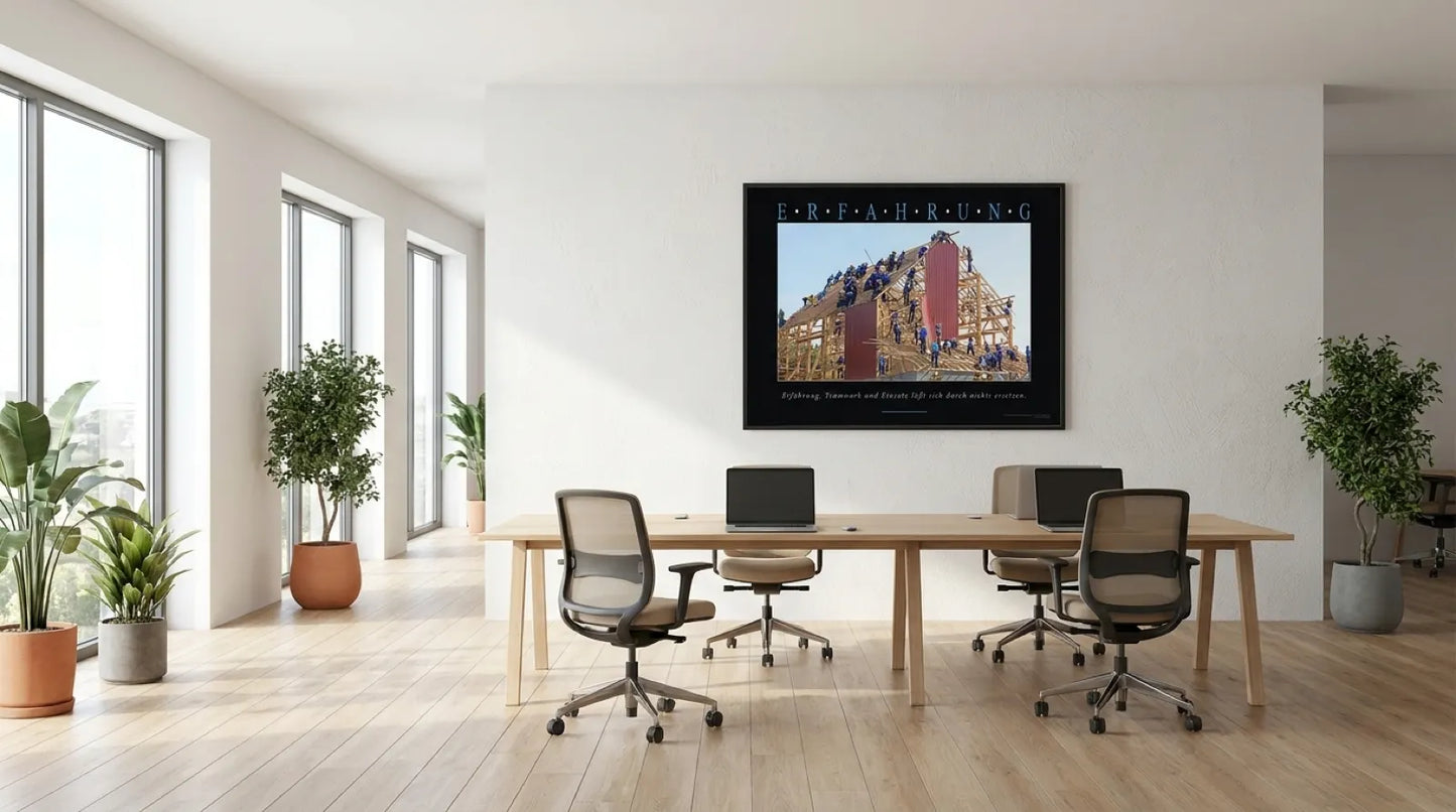 pi-mockup-046 ERFAHRUNG - Motivationsposter