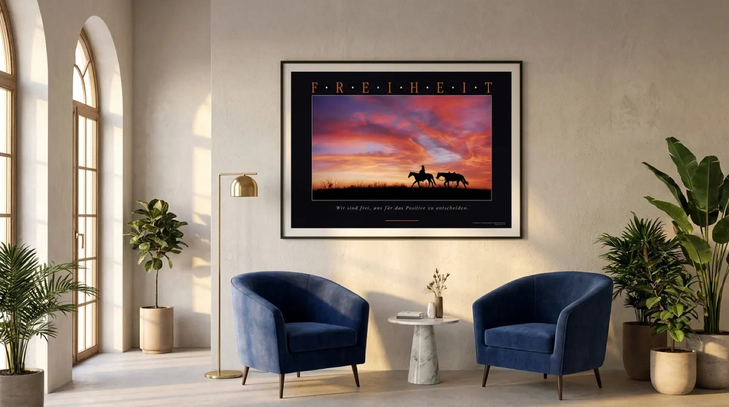 pi-mockup-136 Motivationsbild FREIHEIT Wandbild