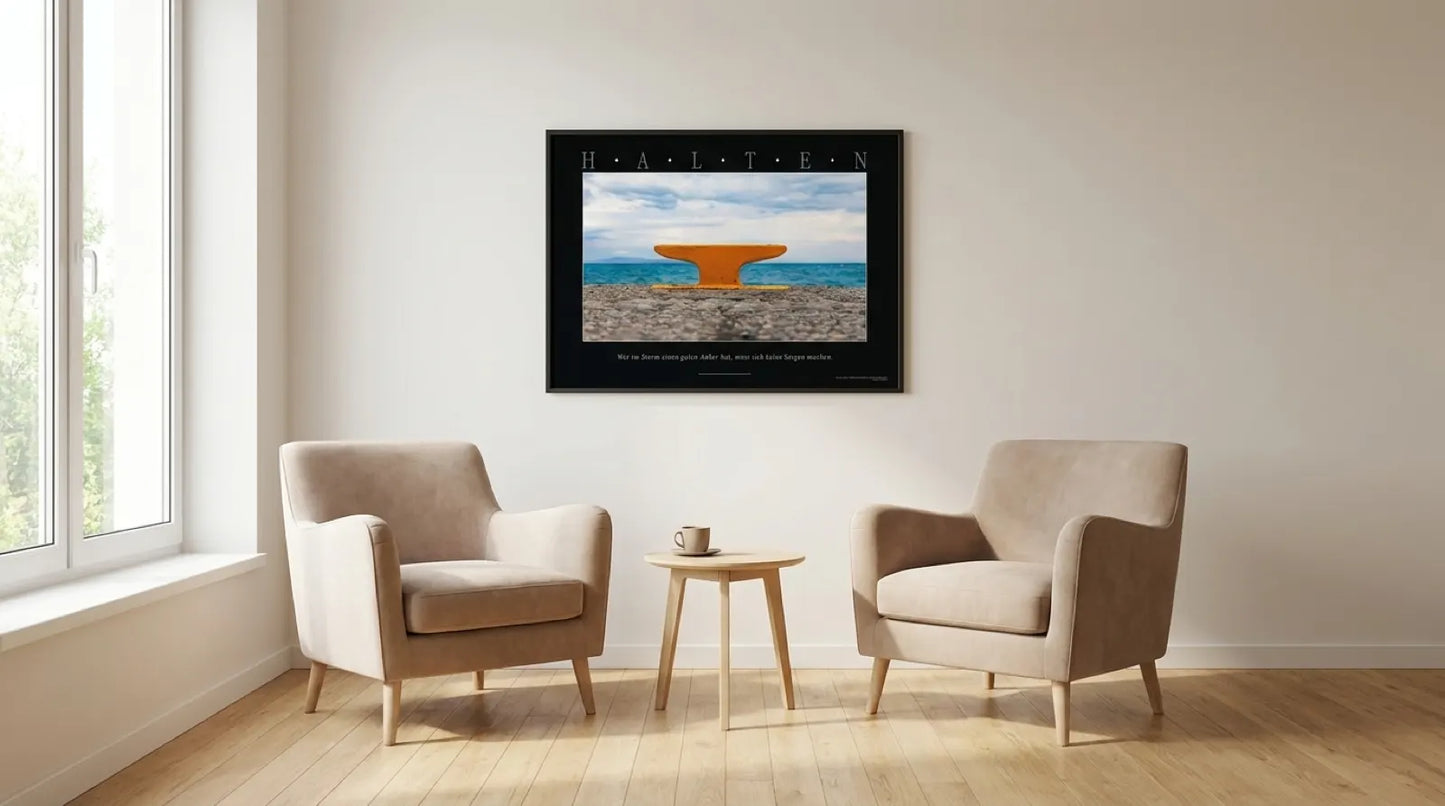 pi-mockup-172 HALTEN Leinwandbild