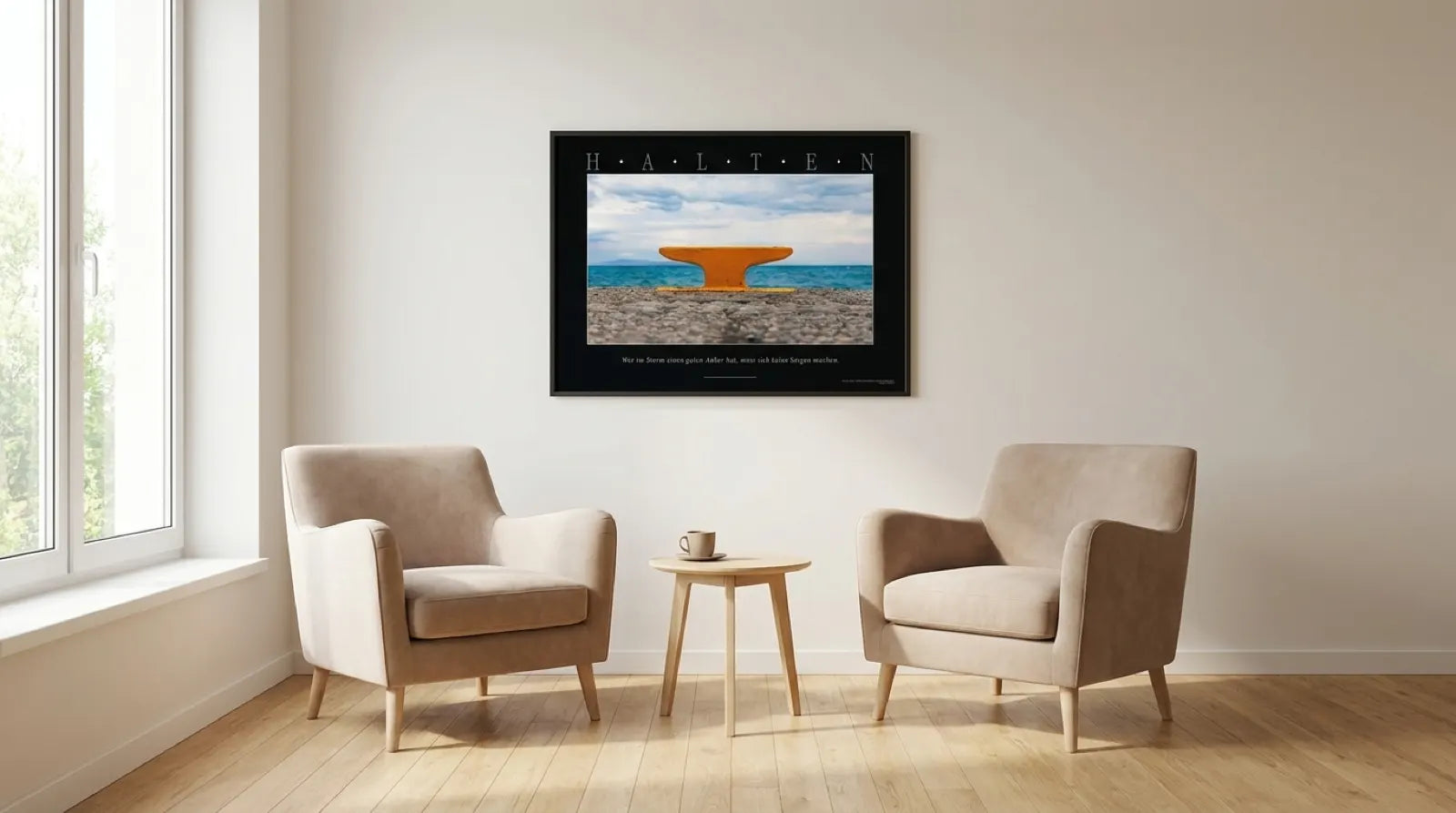 pi-mockup-172 HALTEN Leinwandbild