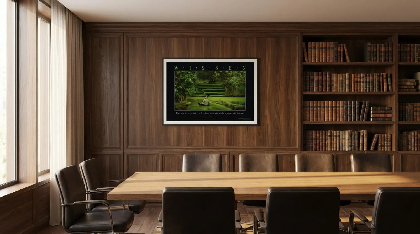 pi-mockup-191 Leinwandbild WISSEN - Zitat von Sir Isaac Newton