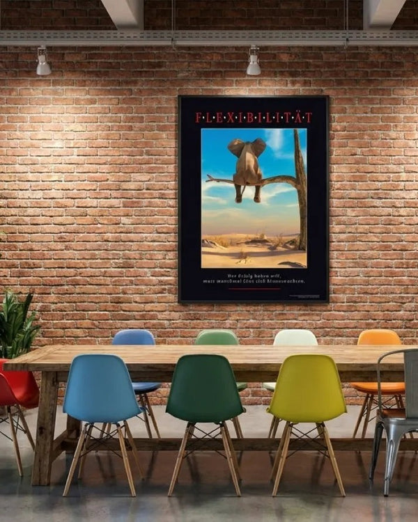 Motivationsposter FLEXIBILITÄT