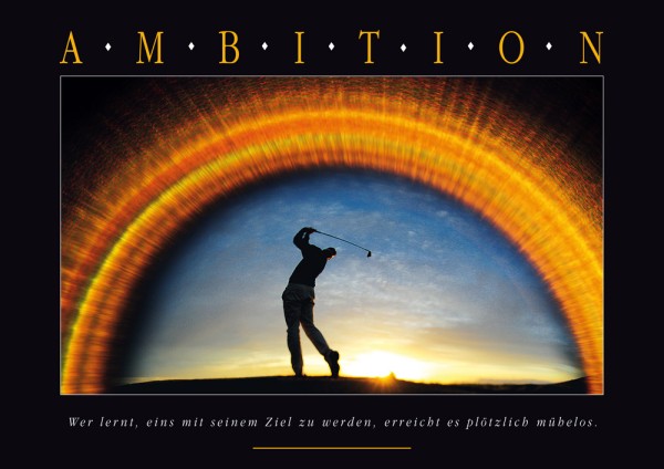 Golf Grußkarte AMBITION - Ansicht 3